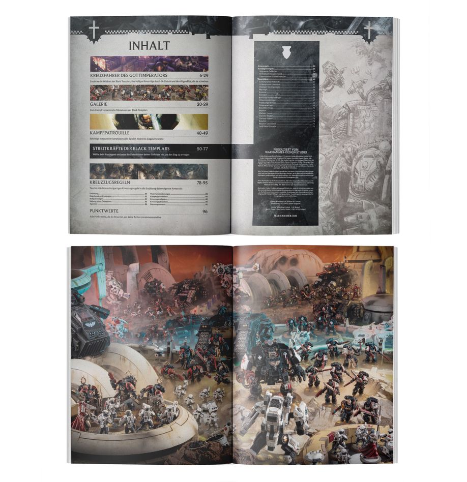 Warhammer 40.000 - Space Marines - Codex-Ergänzung: Black Templars (DE) (55-01)