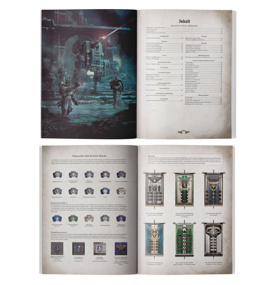 Warhammer: The Horus Heresy: Liber Auxilia: Armeebuch der Auxilia Solar DE (31-122)