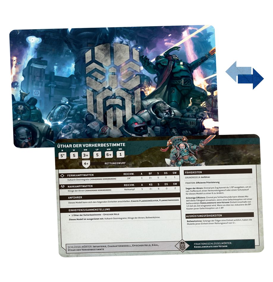Warhammer 40.000 - Datenblattkarten: Leagues of Votann (DE) (69-02)
