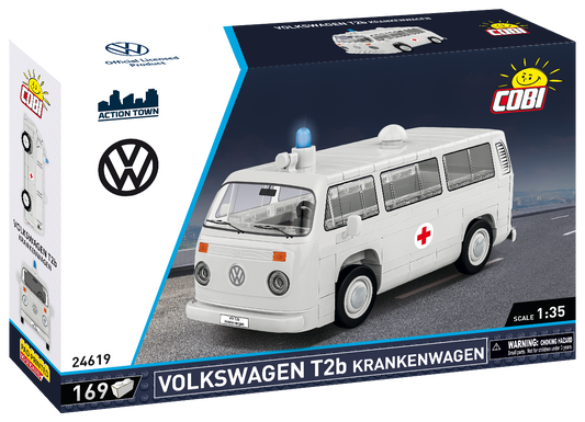 Cobi 24617 - Maßstab 1:35 - Volkswagen T2b Krankenwagen