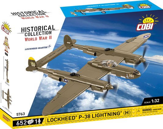 Cobi 5762 - HC WWII - Maßstab 1:32 - Lockheed P-38H Lightning