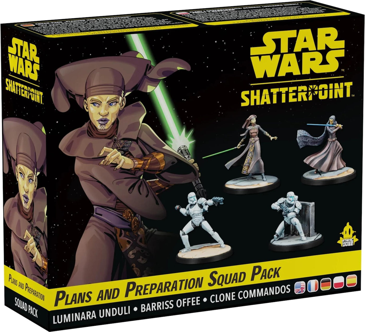 Star Wars: Shatterpoint - Plans and Preparation General Luminara Unduli Squad Pack