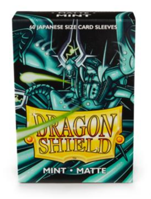 Dragon Shield Card Sleeves - Japanese Size Matte (60) - Mint - AT-11125