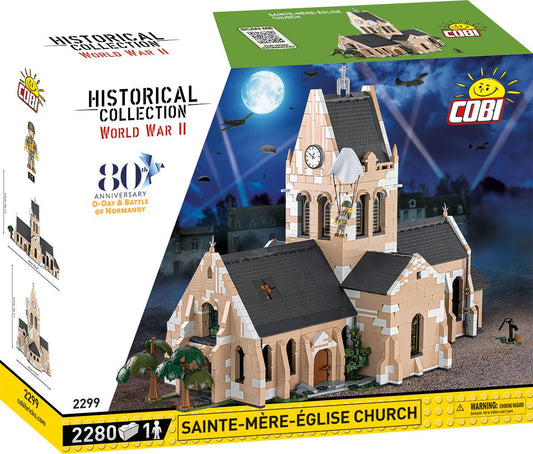 Cobi 2299 - Historical Collection - Sainte-Mère-Église Kirche