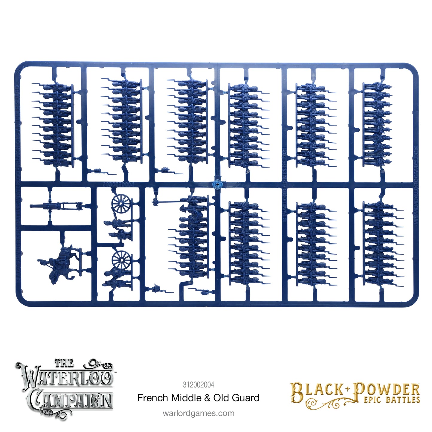 Black Powder Epic Battles: Waterloo – French Middle & Old Guard Plastic Boxset - EN - 312002004