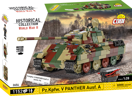 Cobi 2654 - HC WWII - Maßstab 1:28 - Pz.Kpfw. V Panther Ausf. A