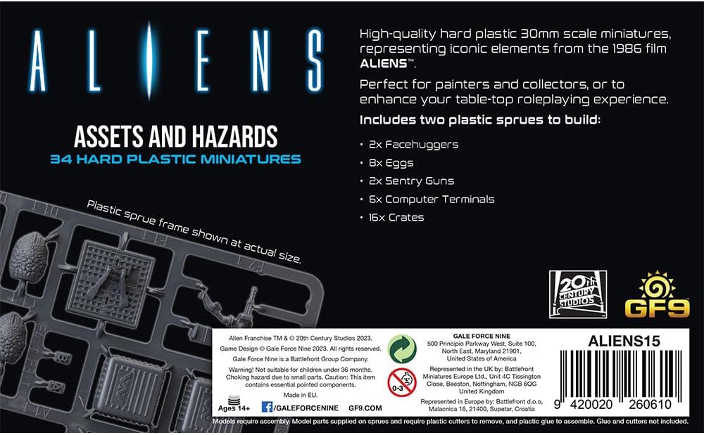 Aliens: Assets and Hazards - EN