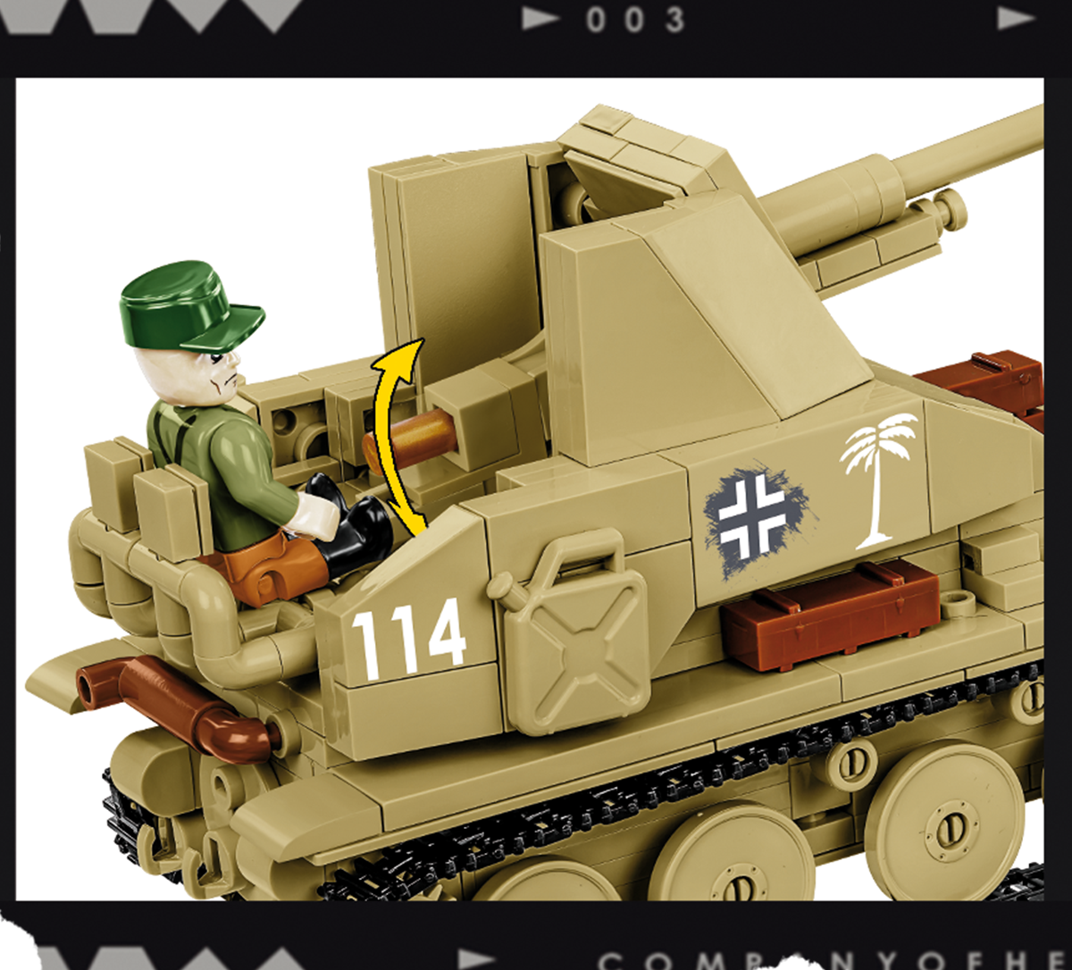 Cobi 3050 - Company of Heroes 3 - Marder III Sd.Kfz.139