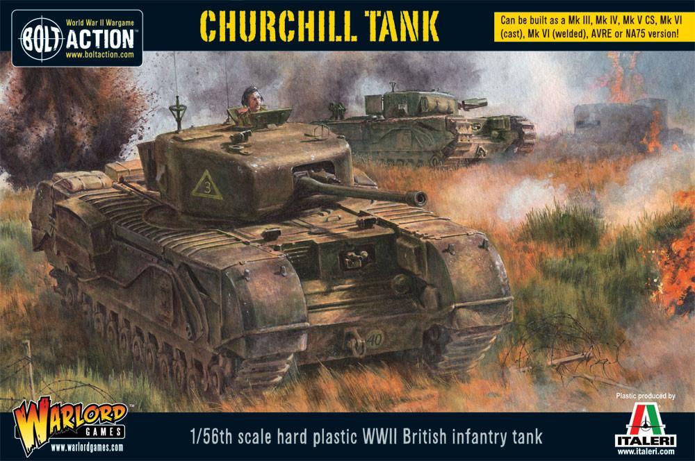 Bolt Action - Churchill Tank (Plastic) - 402011002