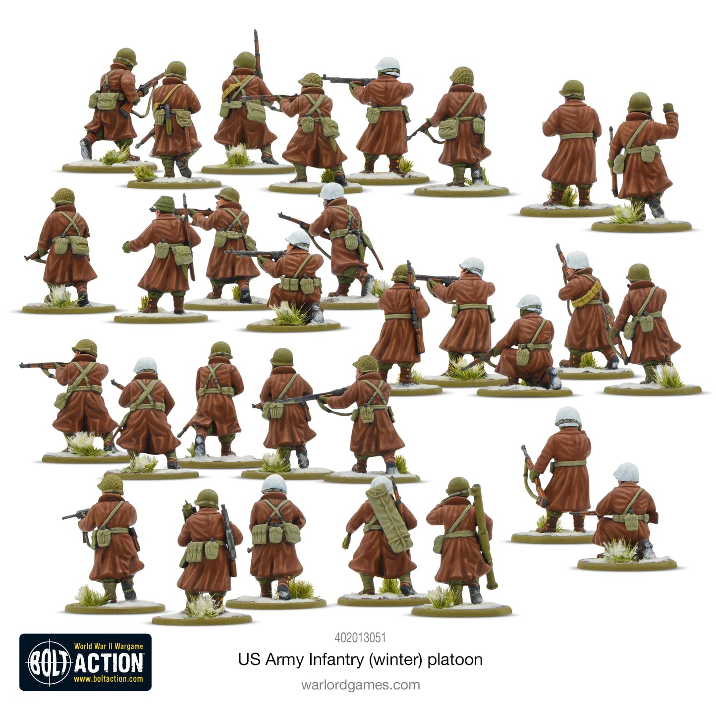 Bolt Action - US Army Infantry (Winter) Platoon - 402013051
