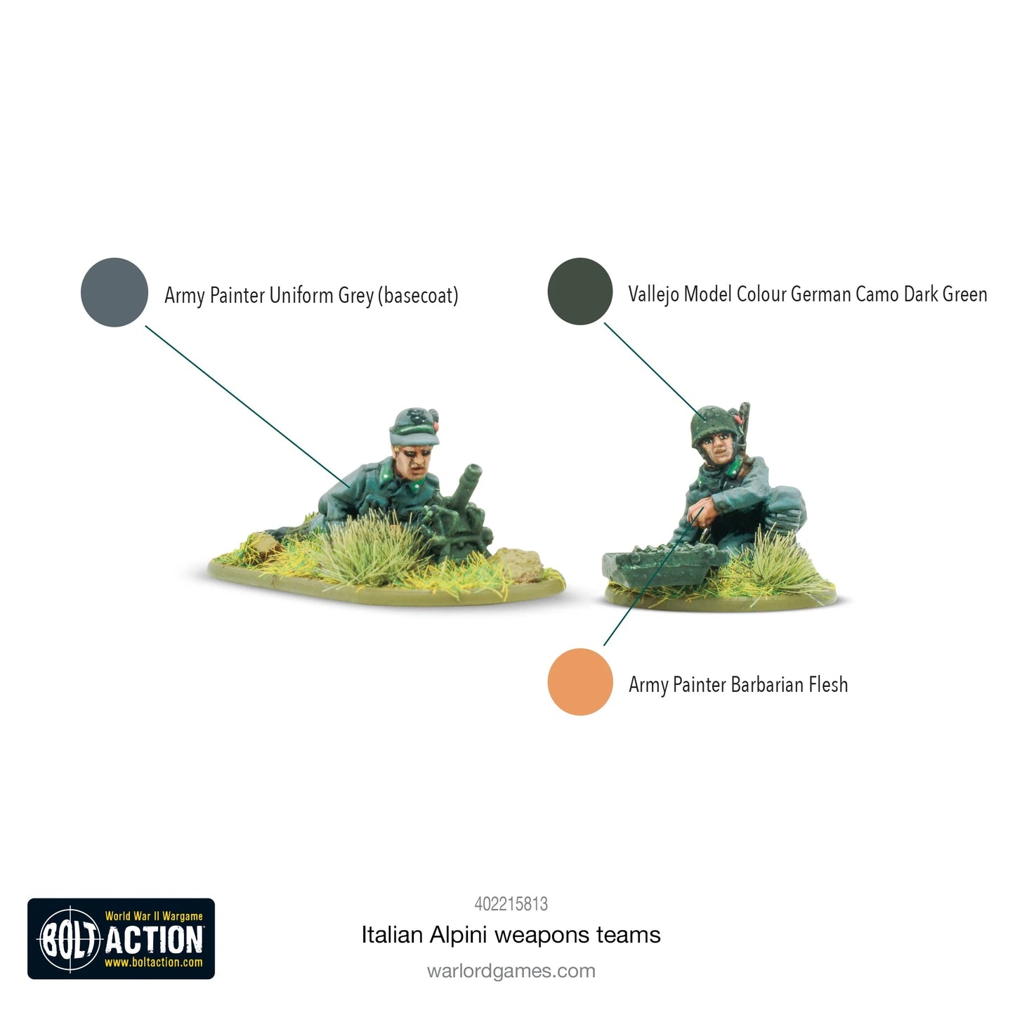 Bolt Action -  Italian Alpini Weapons Teams - 402215813