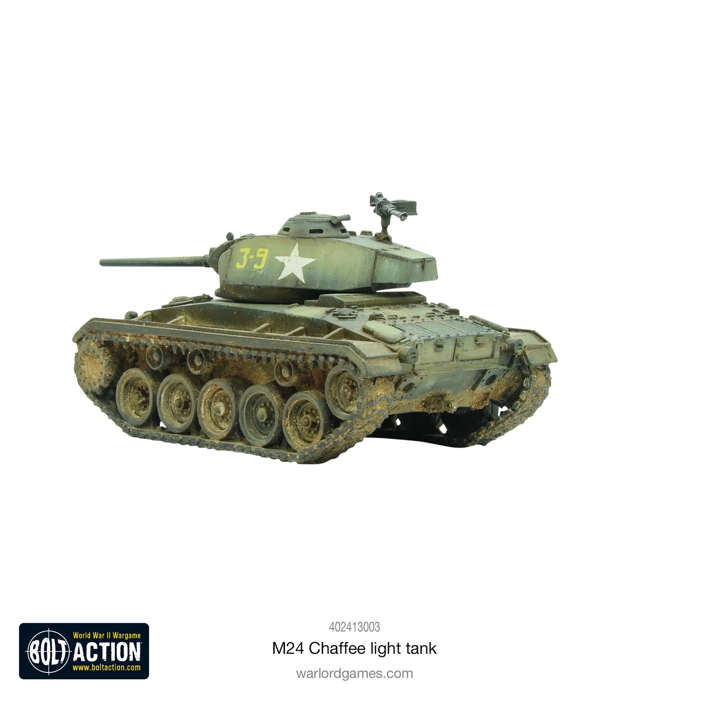 Bolt Action - M24 Chaffee, US light tank - 402413003