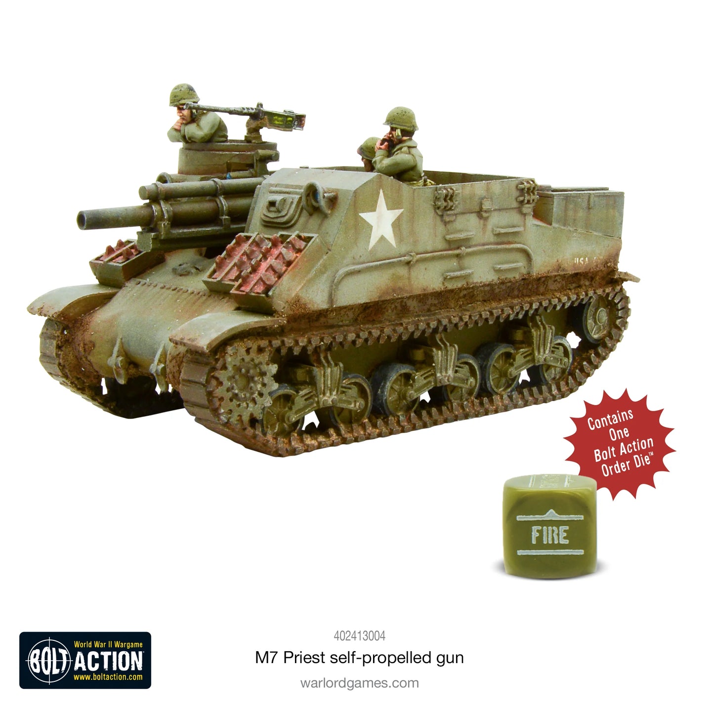 Bolt Action - M7 Priest self-propelled gun - 402413004
