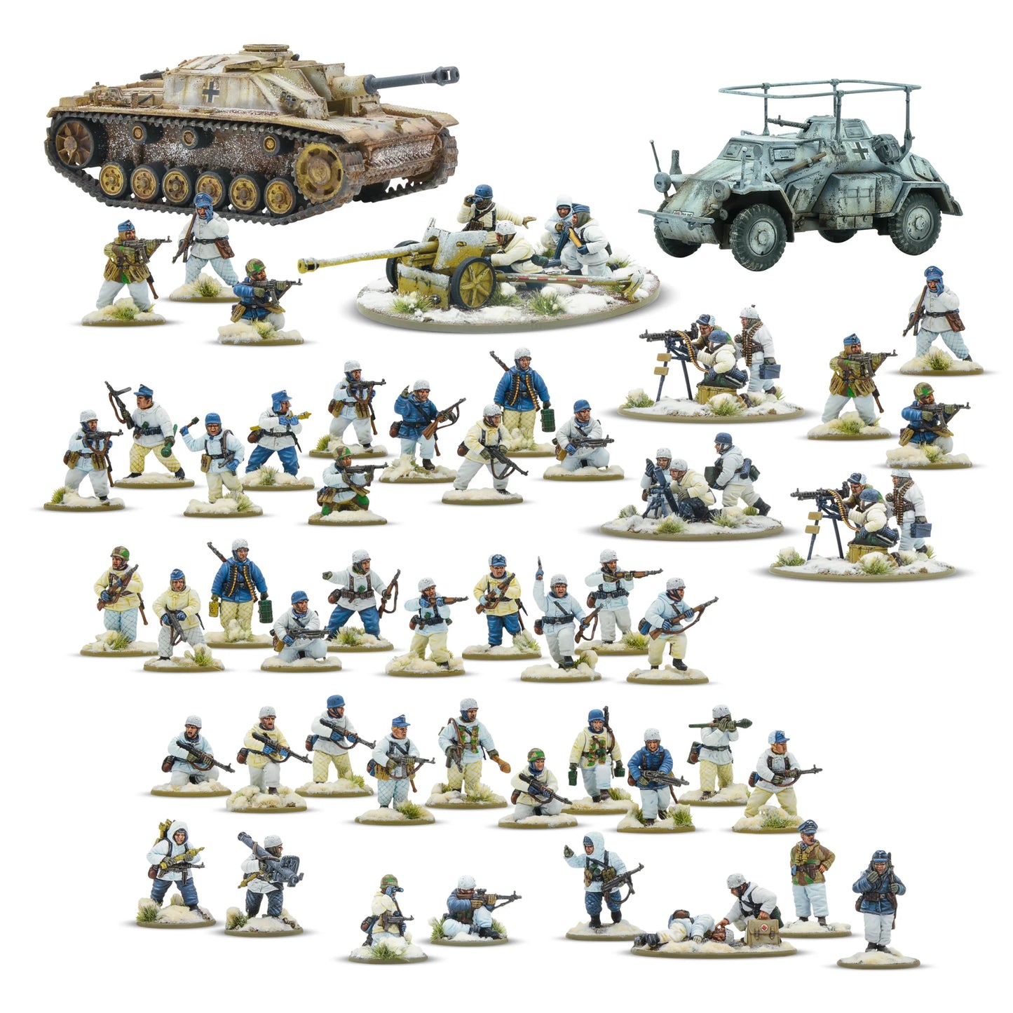 Bolt Action - Fallschirmjäger (Winter) Starter Army - 402612102