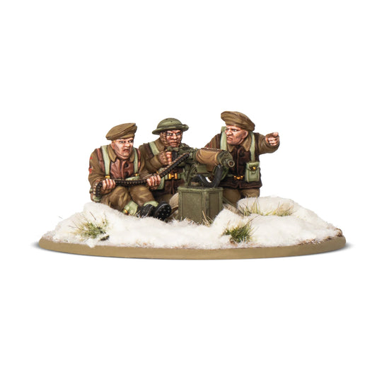 Bolt Action - New British & Canadian Infantry (Winter) MMG Team