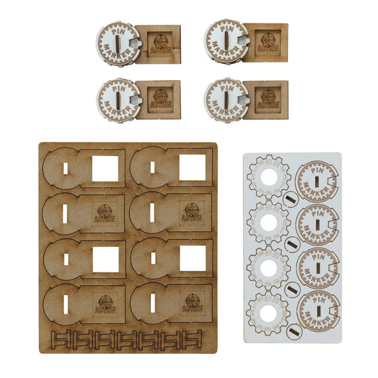 Bolt Action MDF Unit Pin Markers - 408800001