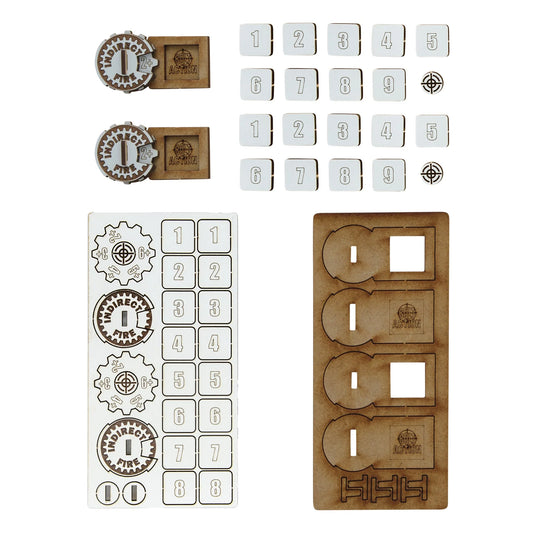 Bolt Action MDF Artillery Zeroing In Markers - 408800003
