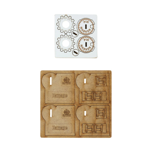 Bolt Action MDF Vehicle Pin Markers - Germany - 408800008