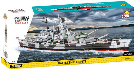 Cobi 4839 - HC WWII - Maßstab 1:300 - Battleship Tirpitz