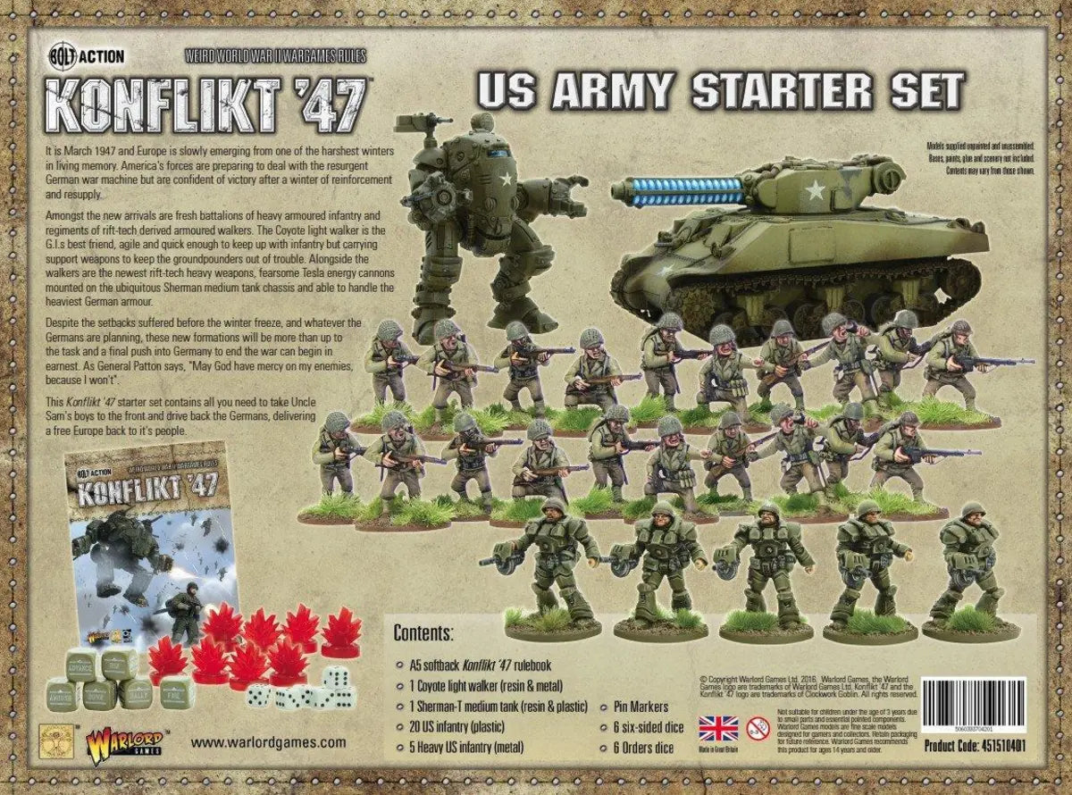 Warlord Games - Konflikt 47 - US Starter Set - 451510401