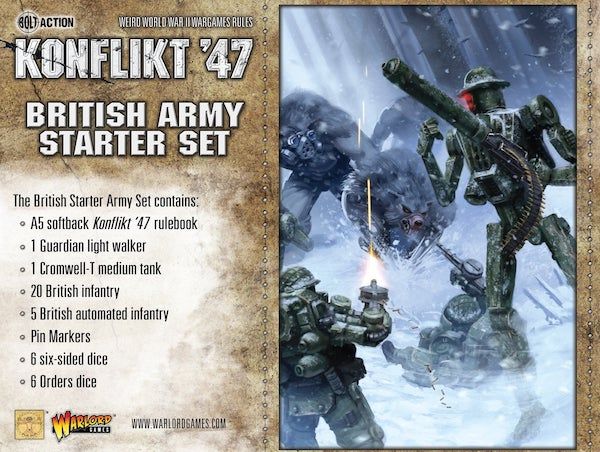 Warlord Games - Konflikt 47 - Britain Starter Set - 451510601