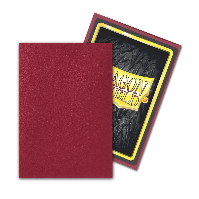 Dragon Shield Japanese Matte Sleeves - Blood Red 'Juusouken' (60 Sleeves)