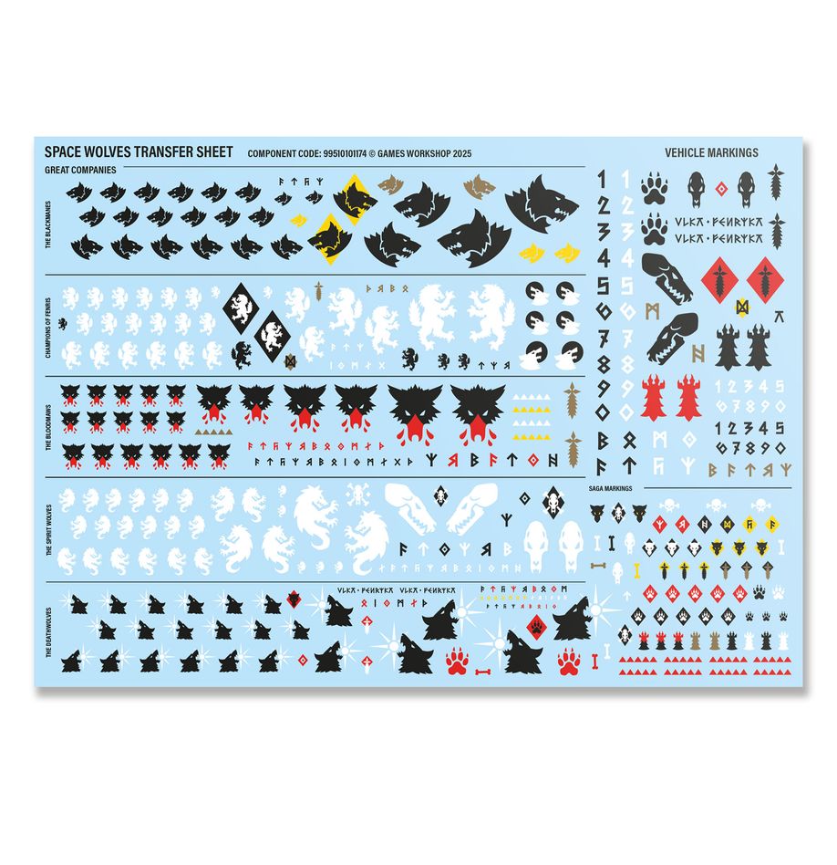 Warhammer 40.000 - Space Wolves - Armeeset der Space Wolves - DE (53-33)