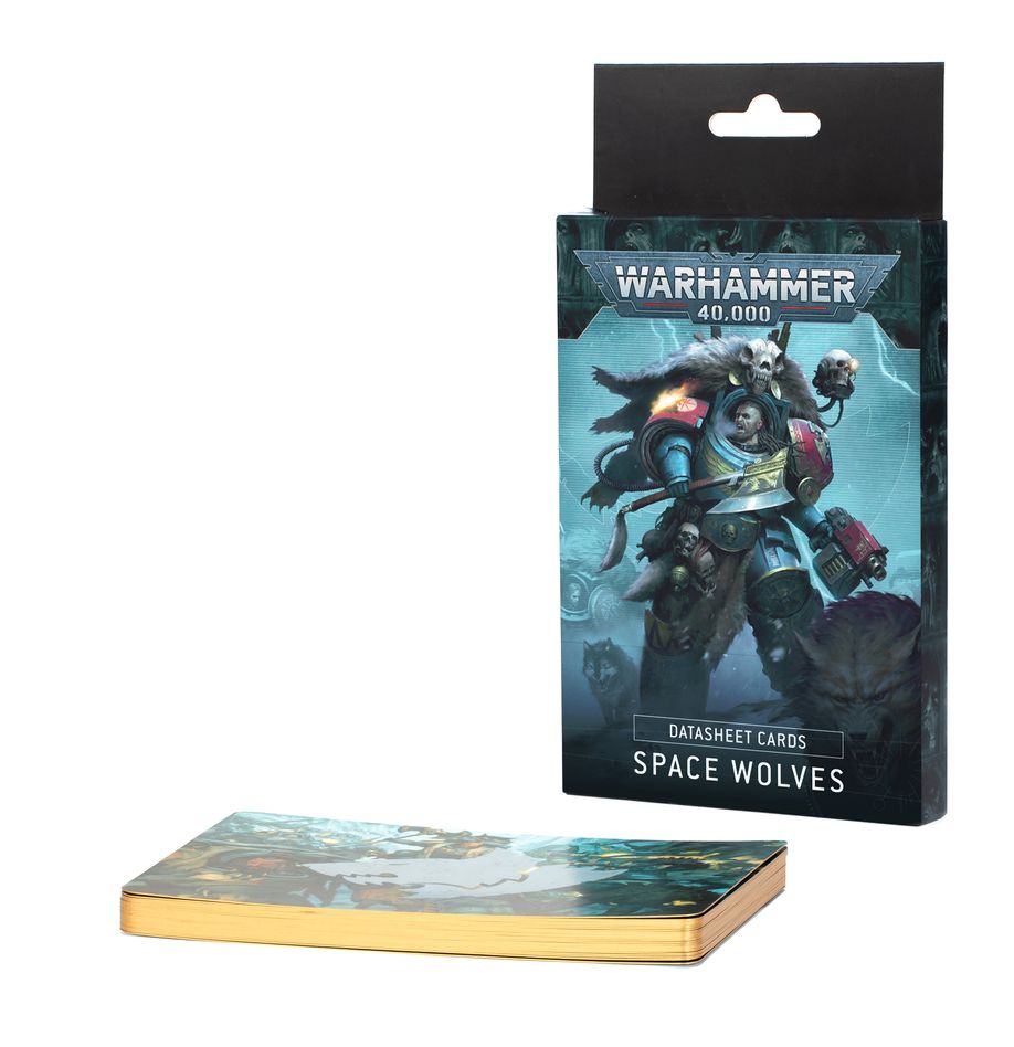 Warhammer 40.000 - Datasheet Cards: Space Wolves (Englisch) (53-02)