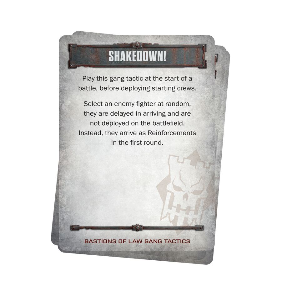 Necromunda - Bastions of Law Tactics Cards (301-49)