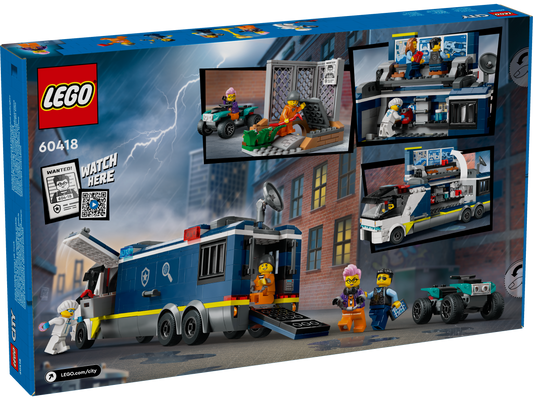 LEGO® City 60418 Polizeitruck mit Labor