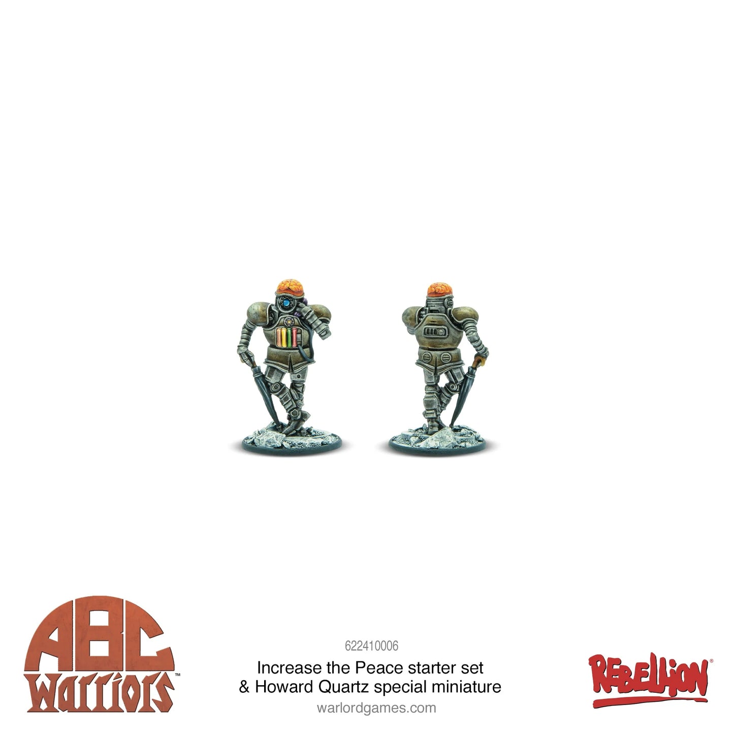 ABC Warriors: Increase the Peace Starter Game & Howard Quartz 'Mr Ten per cent' Special Miniature - 622410001