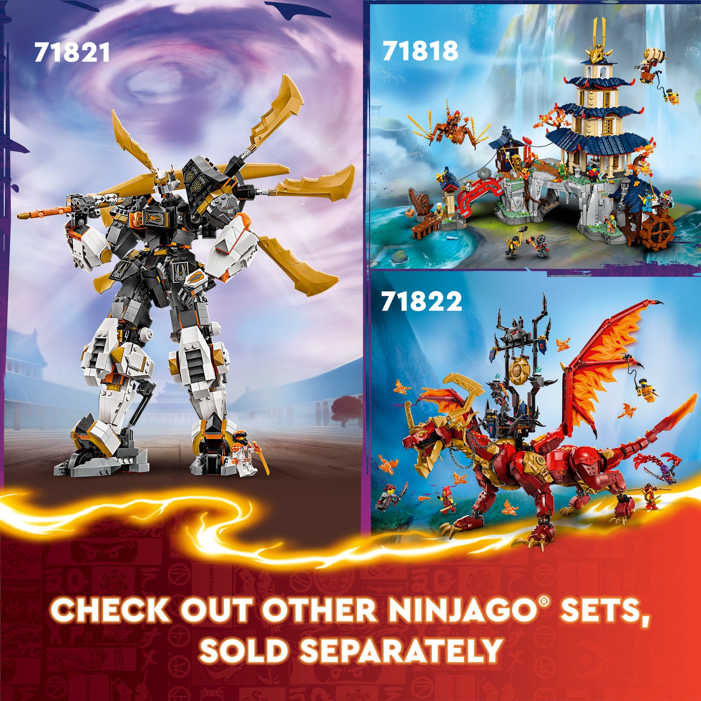 LEGO® Ninjago 71822 Quelldrache der Bewegung