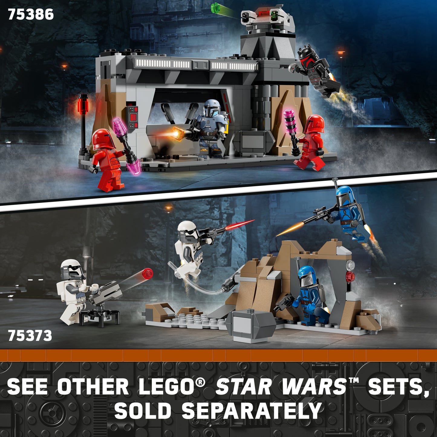 LEGO® Star Wars 75386 Duell zwischen Paz Vizsla™ und Moff Gideon™