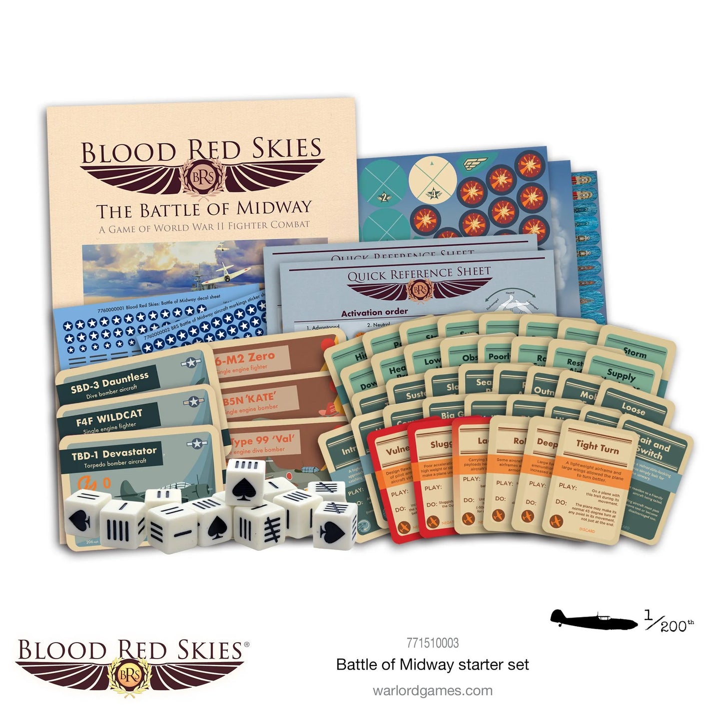 Blood Red Skies - The Battle of Midway - New Blood Red Skies starter set - EN - 771510003