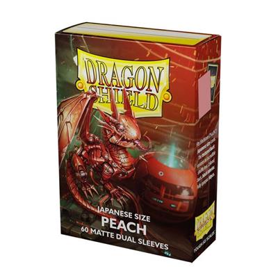 Dragon Shield Card Sleeves - Japanese Size Matte (60) - Peach - AT-15153