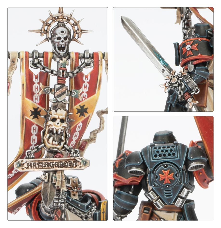 Warhammer 40.000 - Space Marines - Black Templars: Kreuzzug-Standartenträger (55-57)