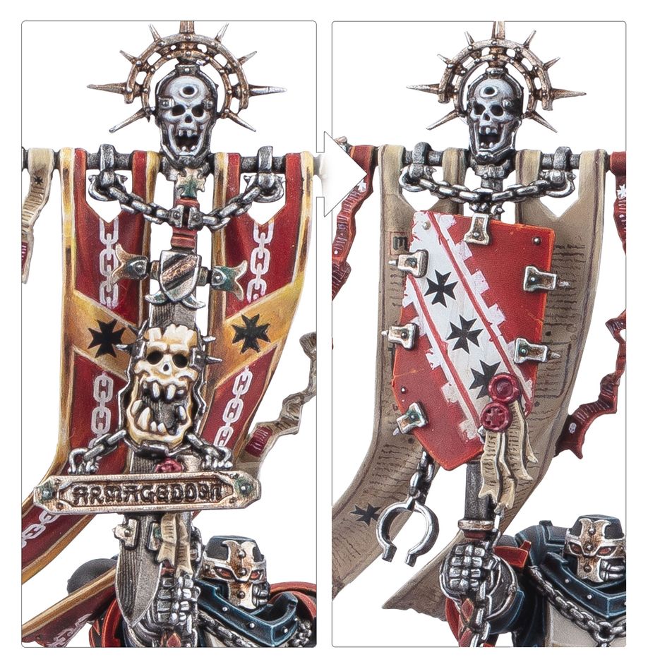 Warhammer 40.000 - Space Marines - Black Templars: Kreuzzug-Standartenträger (55-57)