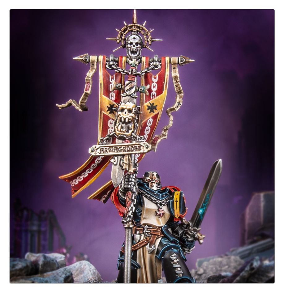 Warhammer 40.000 - Space Marines - Black Templars: Kreuzzug-Standartenträger (55-57)