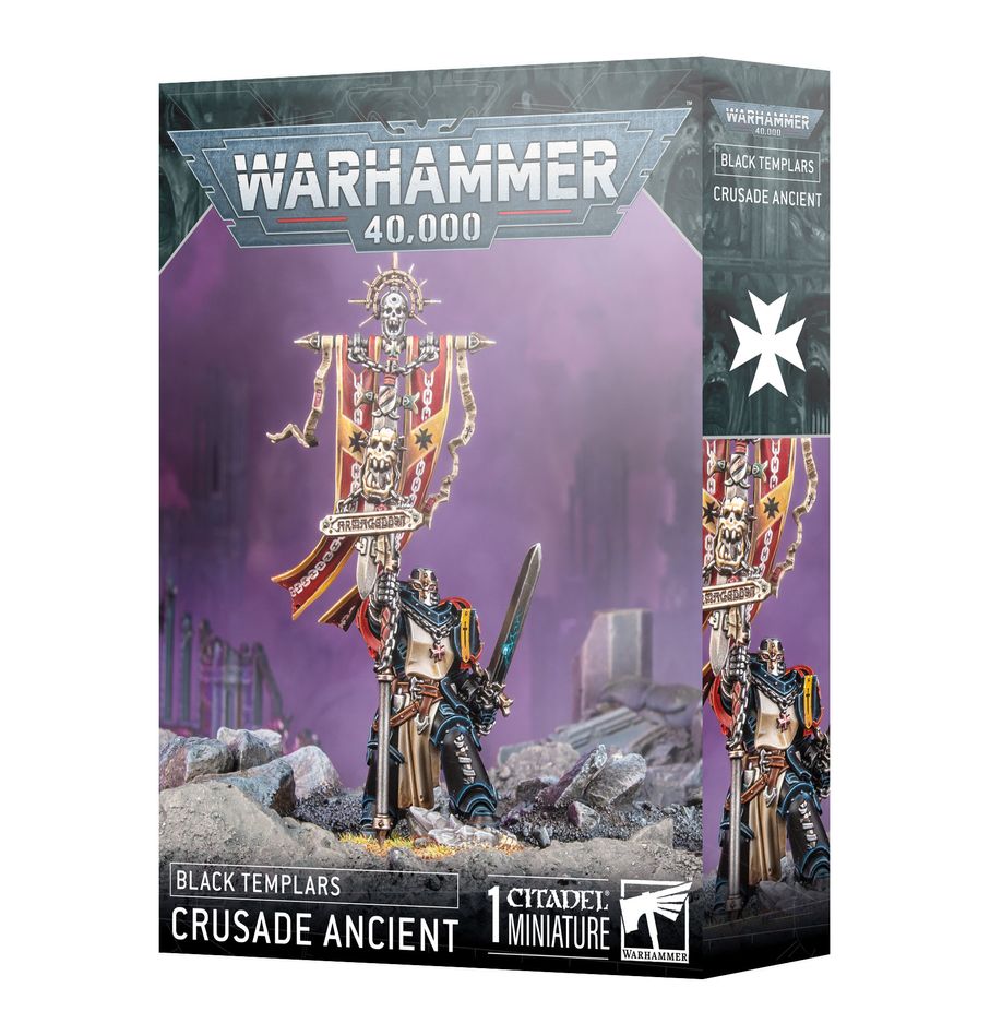 Warhammer 40.000 - Space Marines - Black Templars: Kreuzzug-Standartenträger (55-57)