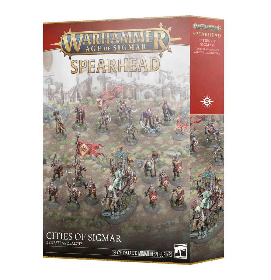 Warhammer Age of Sigmar - Cities of Sigmar - Spearhead Zenestras Zealots (70-863)