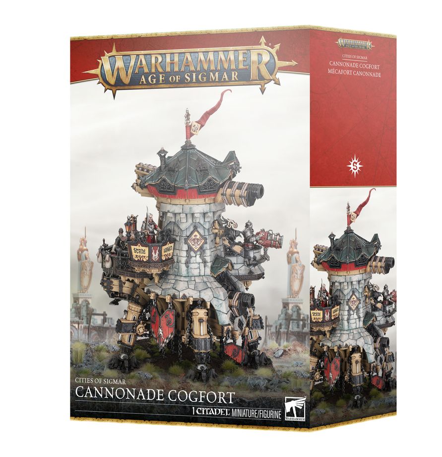 Warhammer Age of Sigmar - Cities of Sigmar - Cannonade Cogfort / Conqueror Cogfort (86-15)