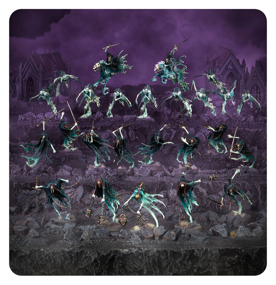 Warhammer Age of Sigmar - Spearhead - Nighthaunt - Verfluchte Fesselhorde (70-914)