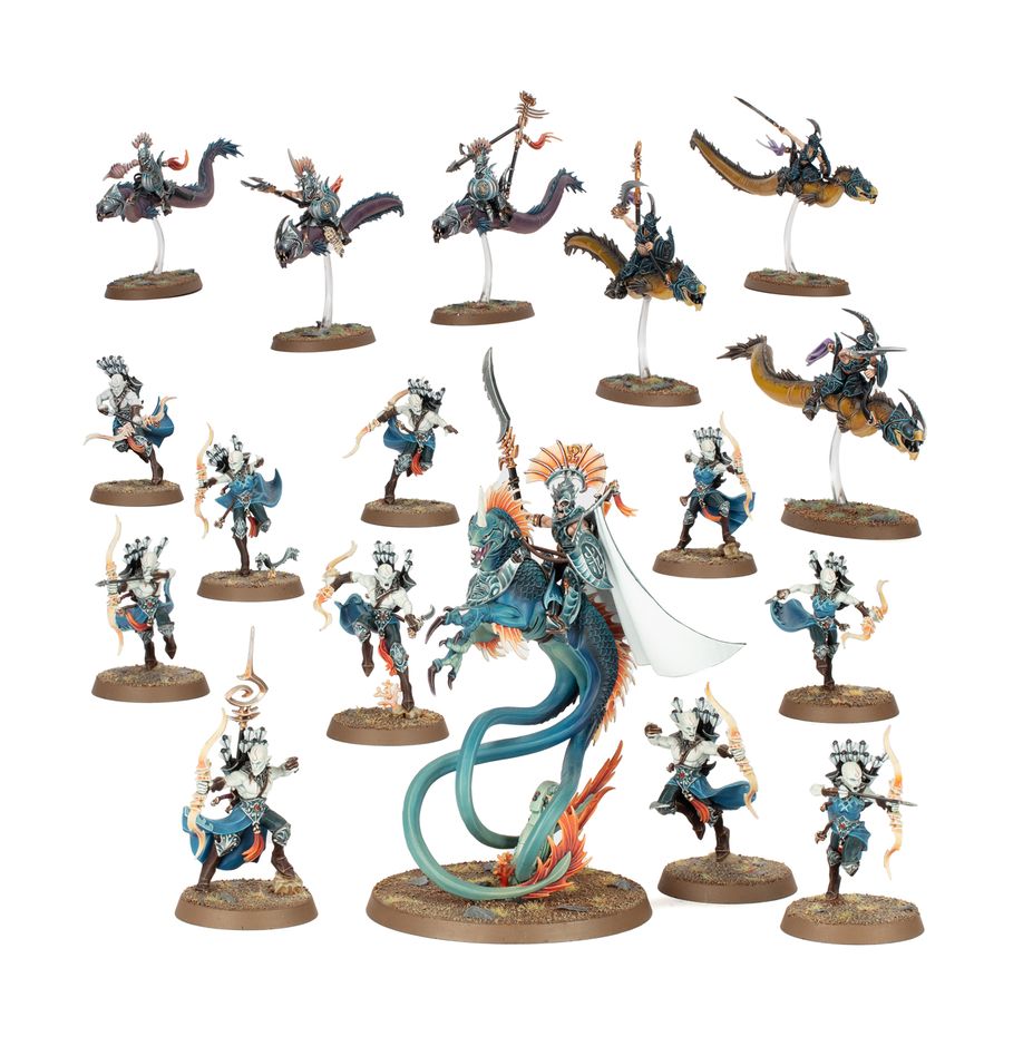Warhammer Age of Sigmar - Speerspitze des Tiefenvolks der Idoneth – Akhelianer-Flutgarde (70-873)