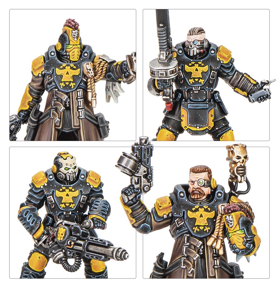 Necromunda: Palanite Enforcer Captains & Sergeants (301-59)