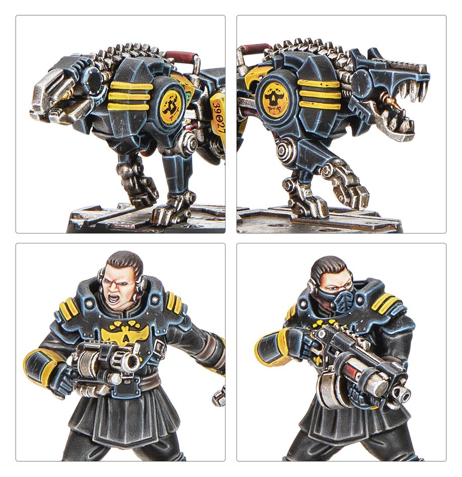 Necromunda: Palanite Enforcer Captains & Sergeants (301-59)
