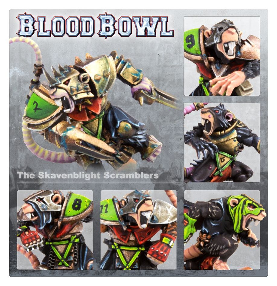 Blood Bowl - Skaven Blood Bowl Team – Skavenblight Scramblers (200-11)