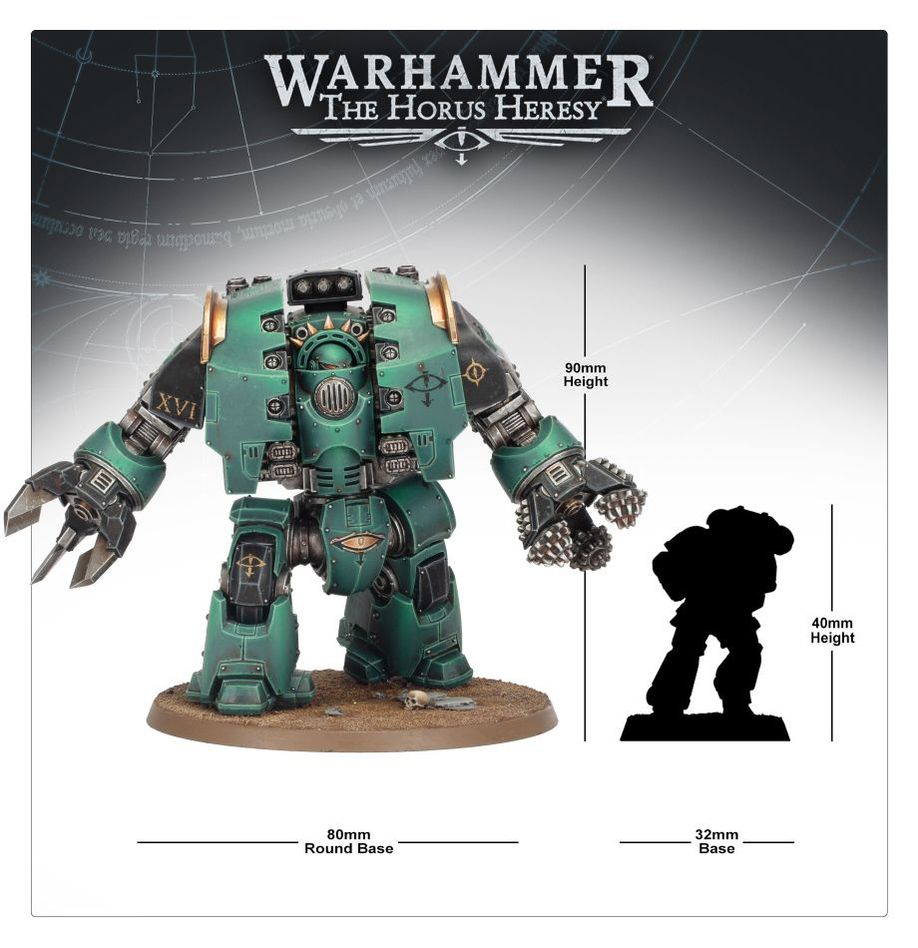 Warhammer: The Horus Heresy: Leviathan Siege Dreadnought with Claw & Drill Weapons (31-29)
