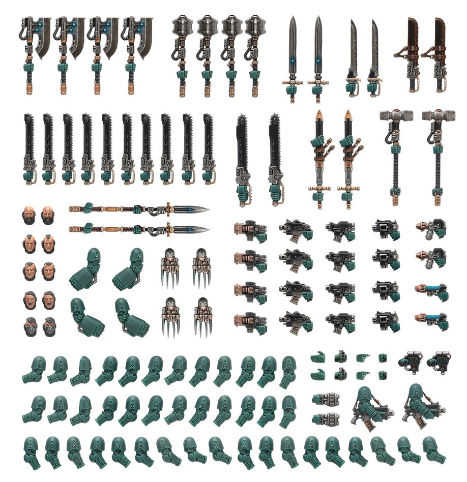 Horus Heresy - Legion Astartes - Nahkampfwaffen-Upgradeset (31-99)