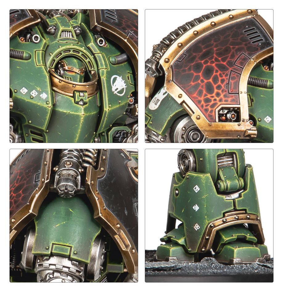 Warhammer: The Horus Heresy - Legiones Astartes - Saturnine Siege Dreadnought – Ophion Configuration (31-133)