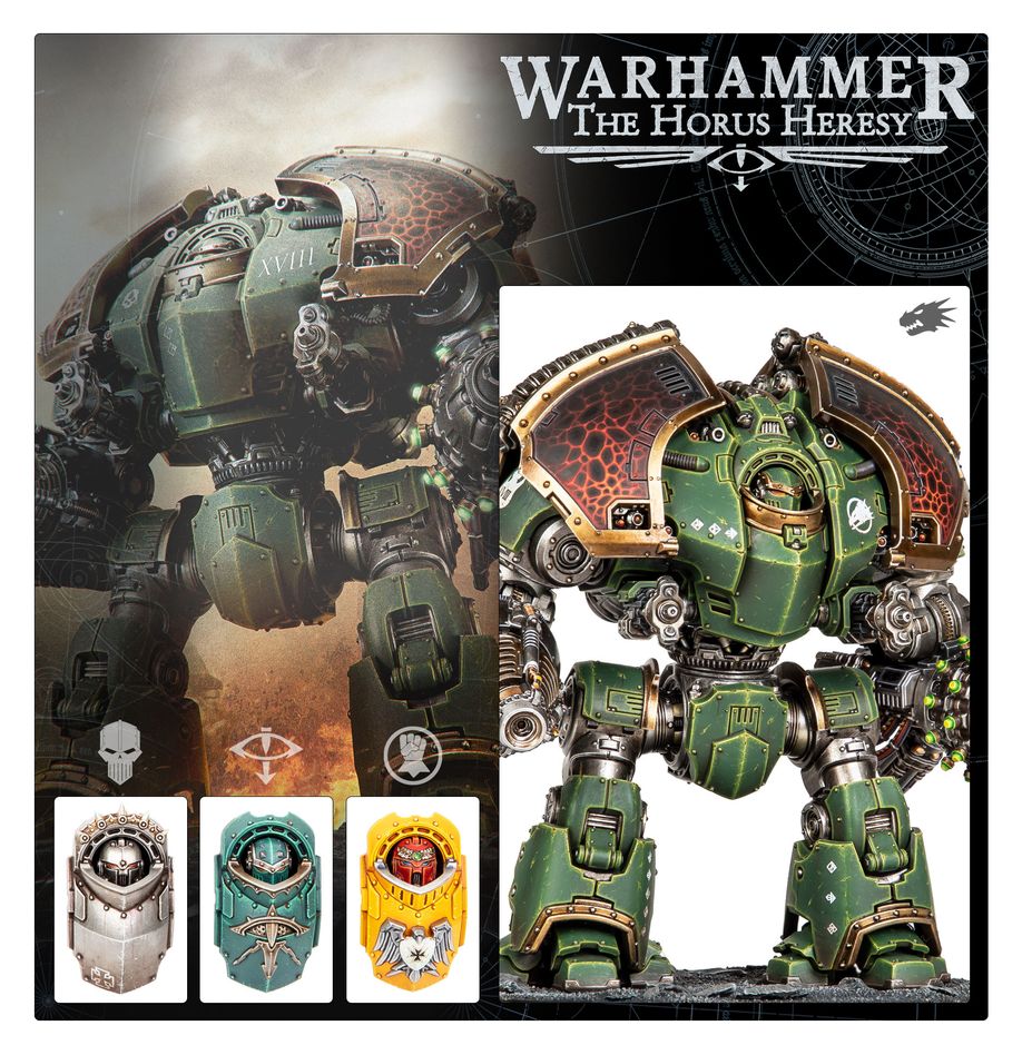 Warhammer: The Horus Heresy - Legiones Astartes - Saturnine Siege Dreadnought – Ophion Configuration (31-133)
